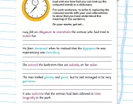 Dictionary challenge worksheet