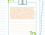 Dilemma story starter worksheet