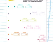 Dot to dot measuring worksheet