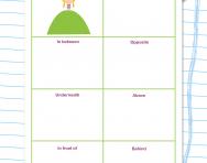 Drawing direction and position worksheet