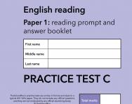 TheSchoolRun KS1 SATs English practice test C