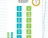 Equivalent fractions speed challenge