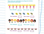 Estimate and count worksheet
