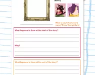 Exploring story characters worksheet