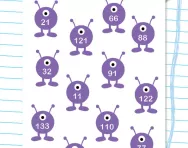 Find multiples of 11 worksheet