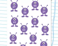 Find multiples of 7 worksheet