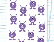 Find multiples of 8 worksheet