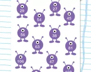 Find multiples of 9 worksheet