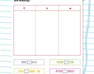 Is < or > or = missing? activity