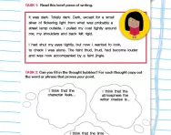 Finding clues in text worksheet