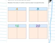 Finding half of a number worksheet