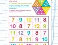 Five in a row: numbers 7-12