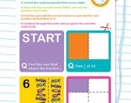 Fraction Frenzy flash cards