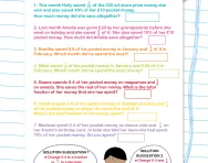 Fractions, percentages and decimals problems