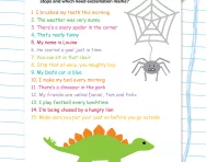 Full stop or exclamation mark worksheet