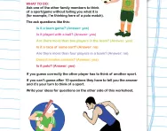 Guess the sport speaking and listening game worksheet