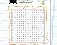 Halloween wordsearch