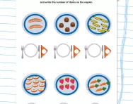 Halving quantities to 10