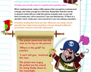 Highlighting punctuation in a text worksheet
