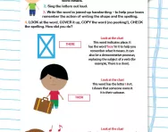 Homophones: there, their, they're worksheet