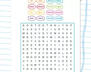 Homophones wordsearch
