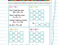 Horizontal addition practice