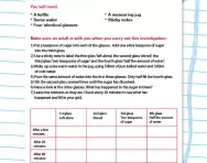 How fast do solids dissolve? activity