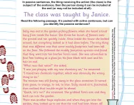 Identifying active and passive worksheet