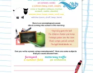 Identifying onomatopoeia worksheet