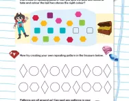 Identifying patterns game