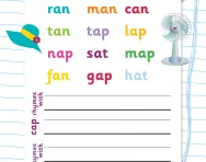 Identifying words that rhyme worksheet