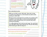 Improving information text worksheet