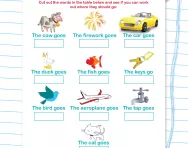 Introduction to onomatopoeia worksheet
