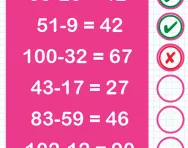 Checking calculations with the inverse operation (addition and subtraction) tutorial