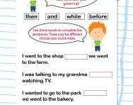 Joining words worksheet