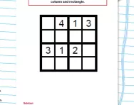 KS1 Sudoku puzzle