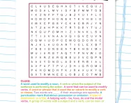KS2 grammar wordsearch