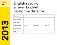 Key Stage 2 - 2013 LEVEL 6 English SATs Papers 