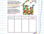 Learn the names of shapes worksheet