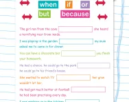 Learn to use connectives worksheet