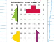 Line symmetry worksheet