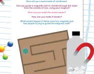 Magnetic maze worksheet