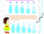 Make a bottle instrument activity