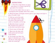 Make your own air-powered rocket