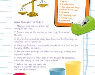 Make your own balance scale