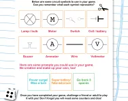 Make your own circuits game