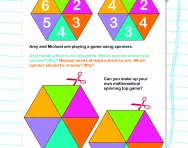 Make a spinning top game activity