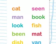 Matching rhyming words worksheet