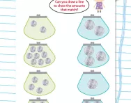 Matching money (5p and 10p) worksheet