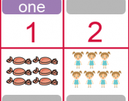 Matching numbers, pictures and words tutorial